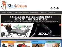 Tablet Screenshot of kinemedics.com